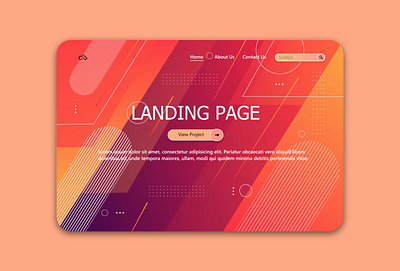 pink page design ui