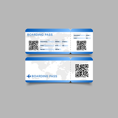 Boarding Pass boarding pass dailyui design flight illustration ui ux vector