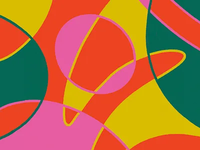 just some shapes 02 abstract design geometric grid hollow icon illustration minimal negative space overlap pattern portal procreate shapes space texture vivid warped wavy xray