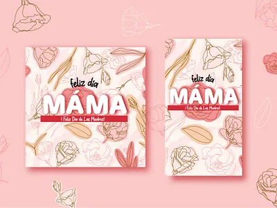 Día de las madres (10 mayo) creative ilustrator mom poster art