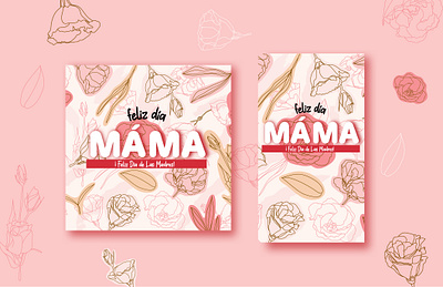 Día de las madres (10 mayo) creative ilustrator mom poster art