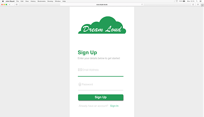 Login Webpage color design dribbble dribbble best shot dribble shot green login onboard prototype sketchapp ui web webapp website