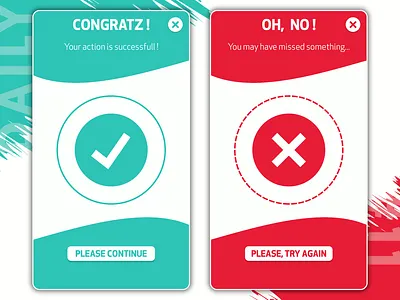 Daily UI Challenge #011 - Flash Message abstract design daily 100 challenge daily ui dailyui flash flash messages graphic design messages ui ux web design