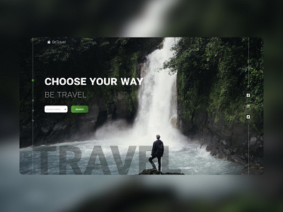 Travel agency banner banner dribbble figma nature tourism travel travel agency ui uidesigner uiinspiration uitrends uiux userinterfacedesign web webdesign