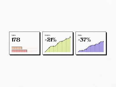 Stats app branding clean design illustration logo minimal mobile ui ux