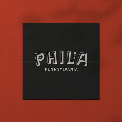 Phila USA branding design graphic design logo philadelphia typography vector