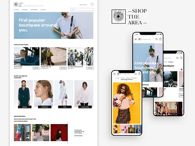 Local Boutique Shopping App ecommerce shopping app website