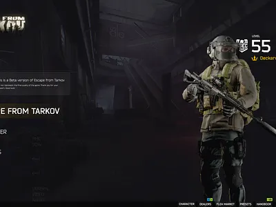 Escape from Tarkov - Home eft escape from tarkov game game design ui ui design