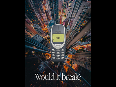 Ode to Old Indestructible Phones adobe illustrator adobe photoshop advertising nokia oldschool snake game vintage