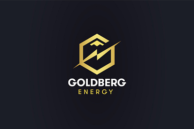 Goldberg Energy Logo Design (Concept) bolt brand identity branding design energy goldberg identity illustration lightning logo logotype mountain simple vector