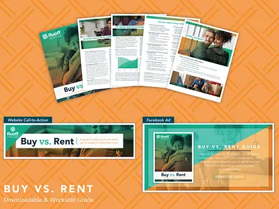 Buy vs. Rent branding campaign campaign design design guide illustration social media typography