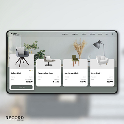 Future Spaces Design Concept design ui ux web web design website