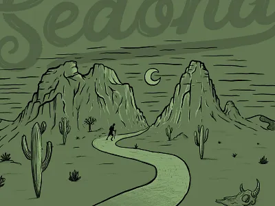 Sedona. The Verde Valley branding design doodling drawing graphicdesign handlettering illustration lettering