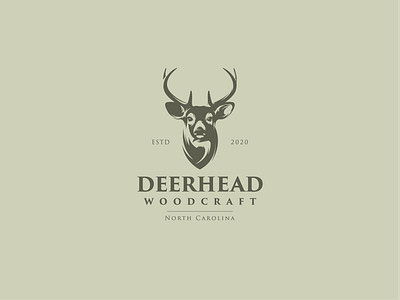 deerhead adobe illustrator deer deer head deer illustration deer logo deerhead for sale graphic design illustration logo design