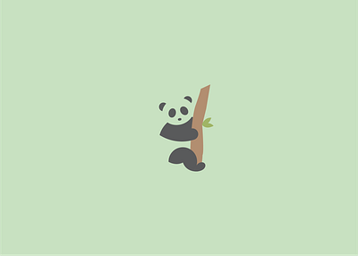 Panda Logo animallogo branding design flat icon illustration illustrator logo logo design logodesign logodesignchallenge logodesigner logozoo minimal panda bear panda logo vector