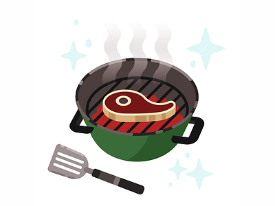 BBQ adobe adobe illustrator adobeillustrator design flat flat design flat illustration graphic illustration vector vector design vector illustration