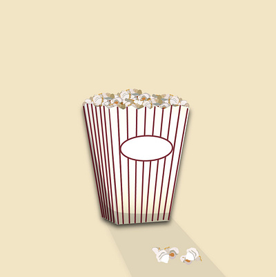 Popcorn 100daychallenge 100dayproject 100daysproject adobeillustator design flat illustration vector
