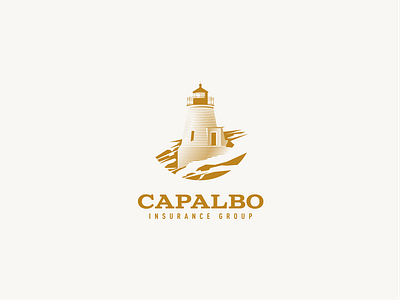 Capalbo Insurance Group adobe illustrator for sale graphic design lighthouse lighthouse logo logo design vector