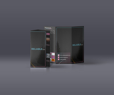 Tri-Fold Brochure branding brochure design marketing sketchapp transportation travel trifold brochure