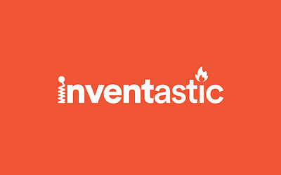 Inventastic - Brand Exploration invent inventastic logo orange