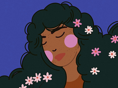 BLOOM acne bloom blooming design illustration illustrator procreate