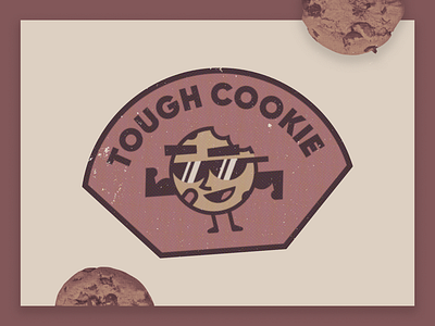 Tough Cookie Logo Concepts cookie illustration logo