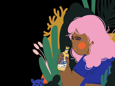 SAN MIG LIGHT NIGHTS alone design existential illustration illustrator manila procreate