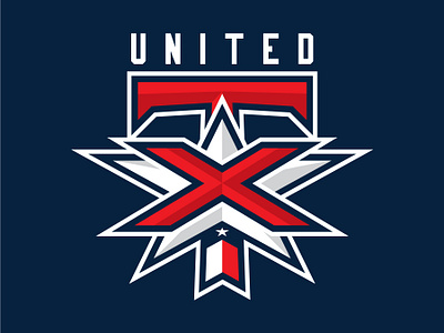 Texas United brand branding design football graphic icon logo soccer sports vector