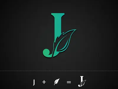 J + Leaf Logo Design brand identity branding branding design design illustration logo logo design logodesign logos logotype modern vector