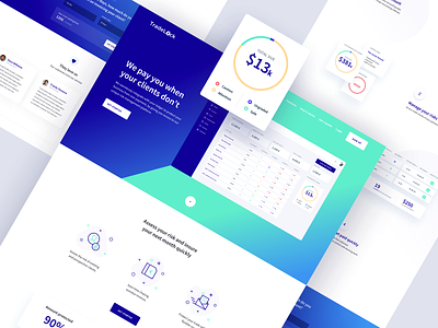 TradeLock - Landing Page branding colors dashboard design gradients landing page tradelock typography ui web website website design