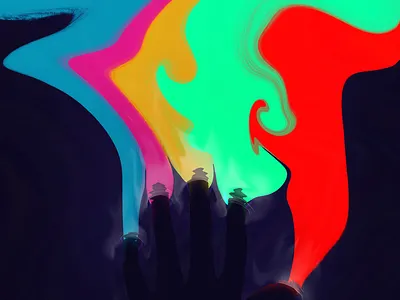 Marbled Water Artwork art artwork digital digital art drawing illustration procreate