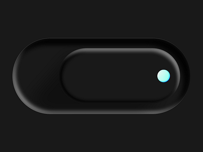 On/Off Switch 015 3d black button button design daily ui dailyui dailyui 015 matte matte black neumorphic plastic render switch switch button switcher ux