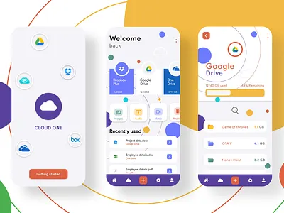 CLOUD ONE adobe adobexd animation graphicdesign mobile app mobile app design mobile interface mobile ui mockup prototype prototype animation uidesign user experience user interface user interface design ux ui uxdesign uxuidesign wireframes