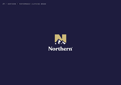 Logo Doodle branding clothing gear icon logo logotype mark mountain north