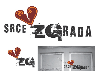 Srce ZGrada branding logo website