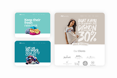 Laundry Website ui user interface website