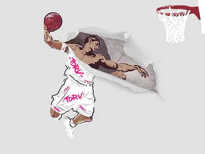 The Creation of Adam basketball basketball wallpaper digital art digital drawing drawing graphic design graphics illustration illustrator ipad pro michelangelo nba painting procreate procreate app procreate art sketch wallpaper