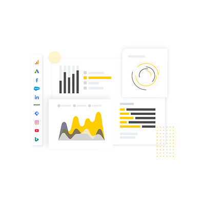 Dashboard & Lead Gen analytics dashboard digital digital artwork graphic design graphs