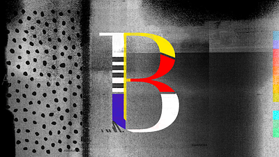 B - Experiments color dots old school texture paint texture type