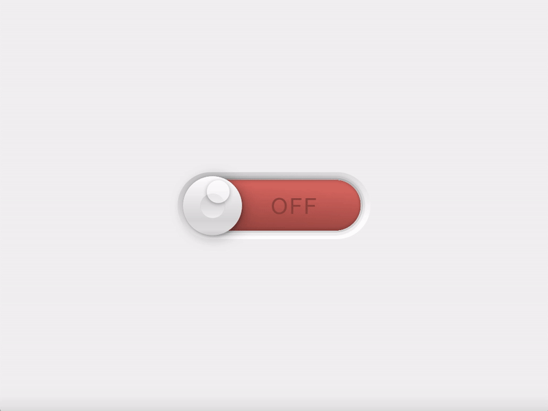 Daily UI Challenge #015 - On/Off Switch by Pau Urrutia Marín on Dribbble