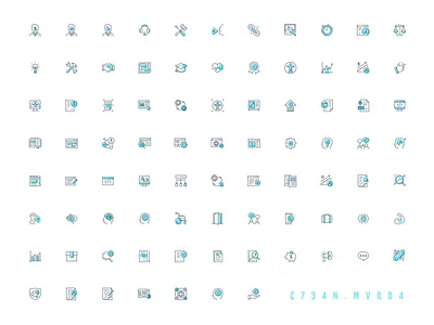 Monsido Icon set accessibility business collection custom icon icon design icon set iconography office set