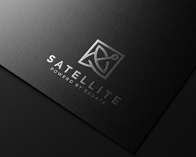 SATELLITE - Logo Design design flat graphicdesign graphicdesigner graphicever icon illustration logo minimal vector