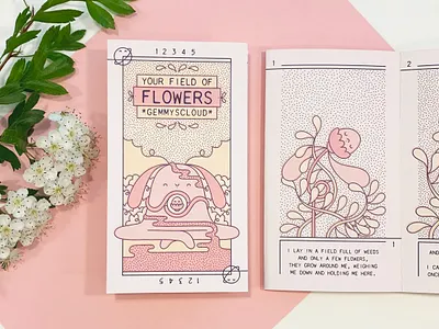 Your Field Of Flowers adobe illustration adobe illustrator comic comics design digital art digital illustration drawing illustration vector zine zines