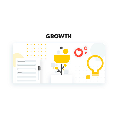 Growth digital art graphic design growth team values