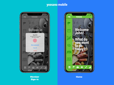 Yoosana | UX-UI & Mobile web app branding design identitiy logo mobile design ui ux