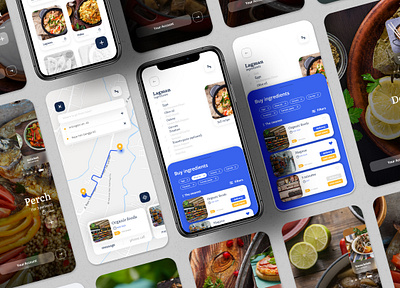 Cooking App adobe photoshop adobe xd app application application design clean cooking app design dribbble best shot flat minimal ui ux