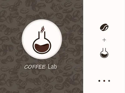 Coffee Lab _ logo branding brown brownshade coffee coffeebean coffeelab design icon idea illustration laboratory logo logoconcept logodesign logoinspiration