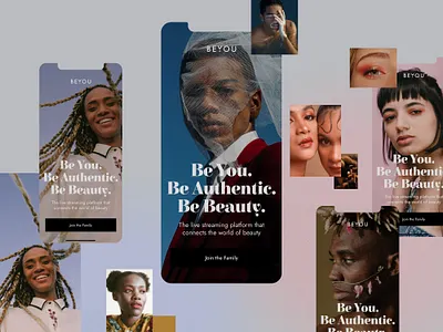 Beyou App app app design beauty fashion minimal stream