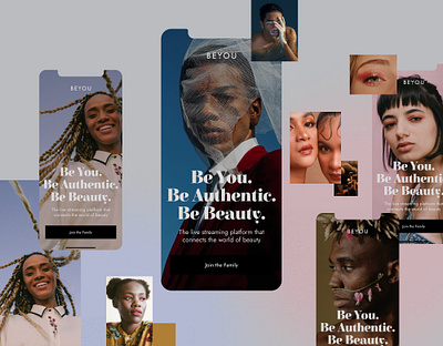 Beyou App app app design beauty fashion minimal stream