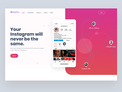 Social Pop branding and web design development freelance freelancer illustration instagram instagram post instagram stories instagram template landing page social social app social design social media banner social media design social media pack social media templates social network socialmedia ui ui design uiux